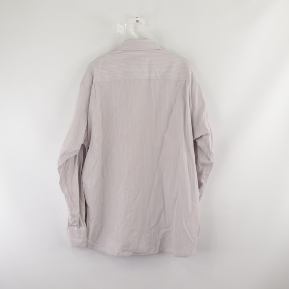 Luciano Ceccarelli Mens 16 Striped Dress Shirt - Picture 5 of 7